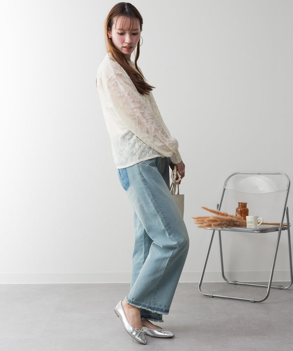 {"color":"\u30e9\u30a4\u30c8\u30d6\u30eb\u30fc","info":"model\uff1aH167cm size\uff1aM"}