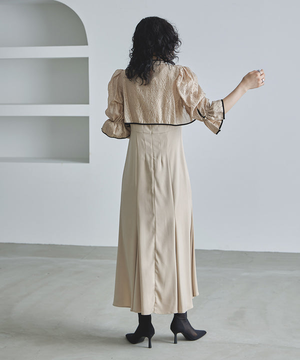 {"color":"\u30d9\u30fc\u30b8\u30e5","info":"model\uff1aH167cm size\uff1aM"}