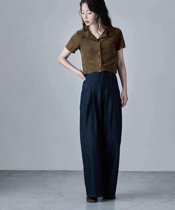 {"color":"\u30d6\u30e9\u30a6\u30f3","info":"model\uff1aH166cm size\uff1aM"}