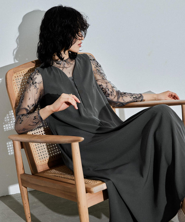 {"color":"\u30c0\u30fc\u30af\u30b0\u30ec\u30fc","info":"model\uff1aH167cm size\uff1aM"}