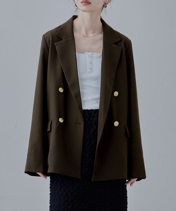 {"color":"\u30d6\u30e9\u30a6\u30f3","info":"model\uff1aH166cm size\uff1aM"}