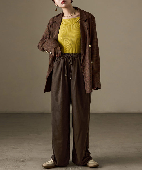 {"color":"\u30d6\u30e9\u30a6\u30f3","info":"model\uff1aH158cm size\uff1aM"}