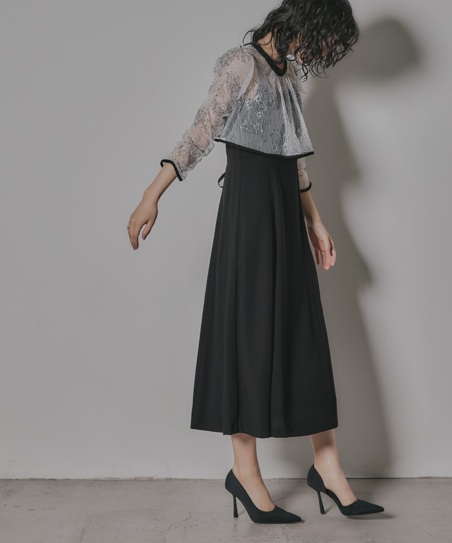 ❤︎大人気❤︎ 新品 ボレロレイヤードワンピース オケージョン