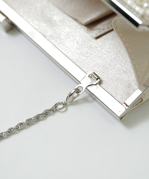 niana パール&ビーズパーティーバッグ