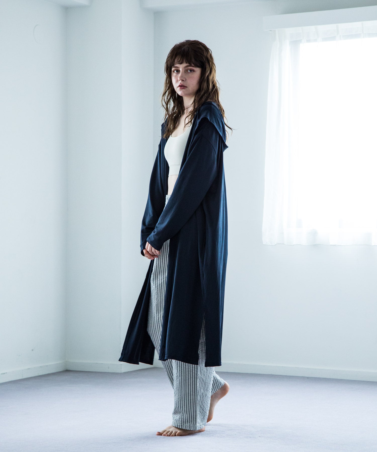 UPF50+UVカットロングカーディガン ラッシュガード レディース