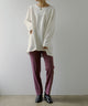Fashion Letter コクーンビッグシルエットトップス オフホワイト
