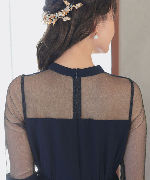 niana ラメチュール使いドレス