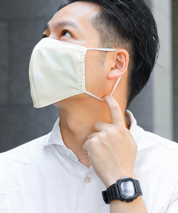 Fashion Letter 清潔抗菌 × 接触冷感 日本製マスク オフ