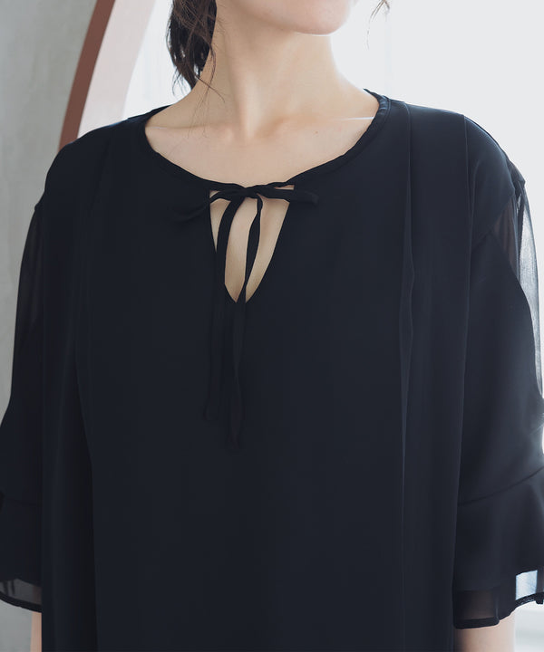 niana 授乳口付マタニティドレス