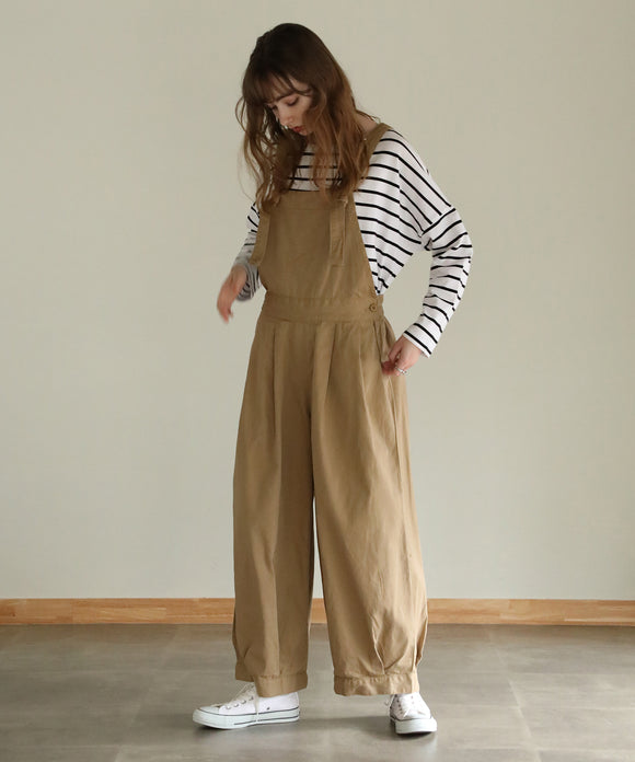aity バルーンサロペットパンツ ベージュ