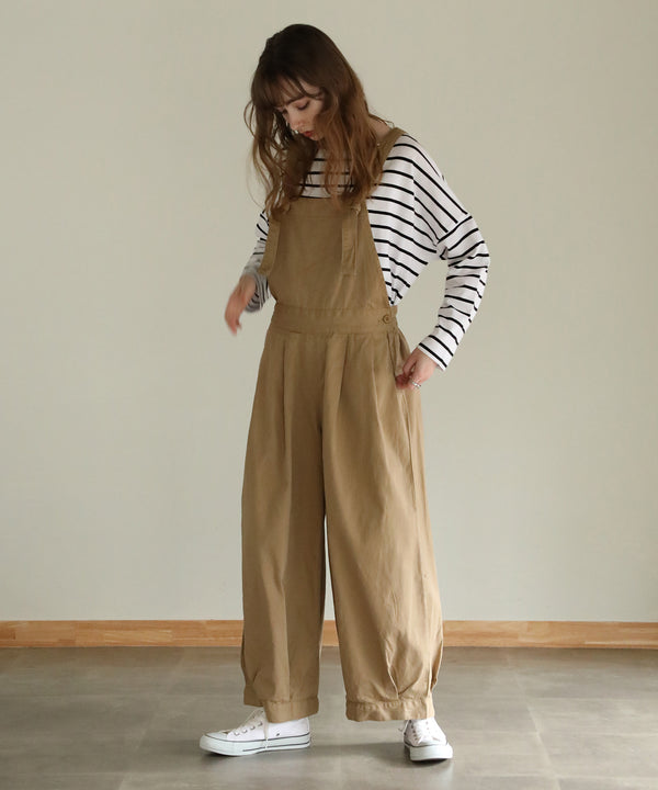 aity バルーンサロペットパンツ ベージュ