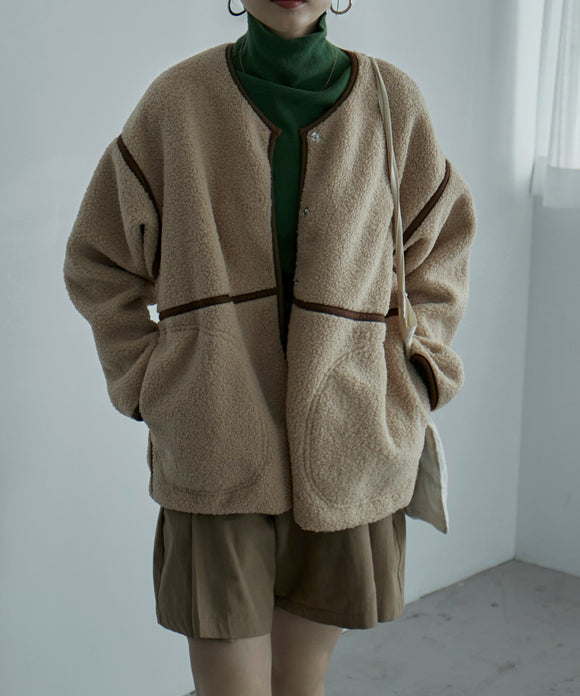 {"color":"\u30d9\u30fc\u30b8\u30e5","info":"model\uff1aH170cm size\uff1aF"}