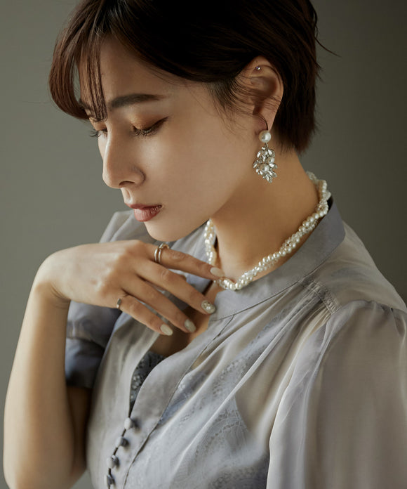 niana マニョリヤ パールピアス シルバー