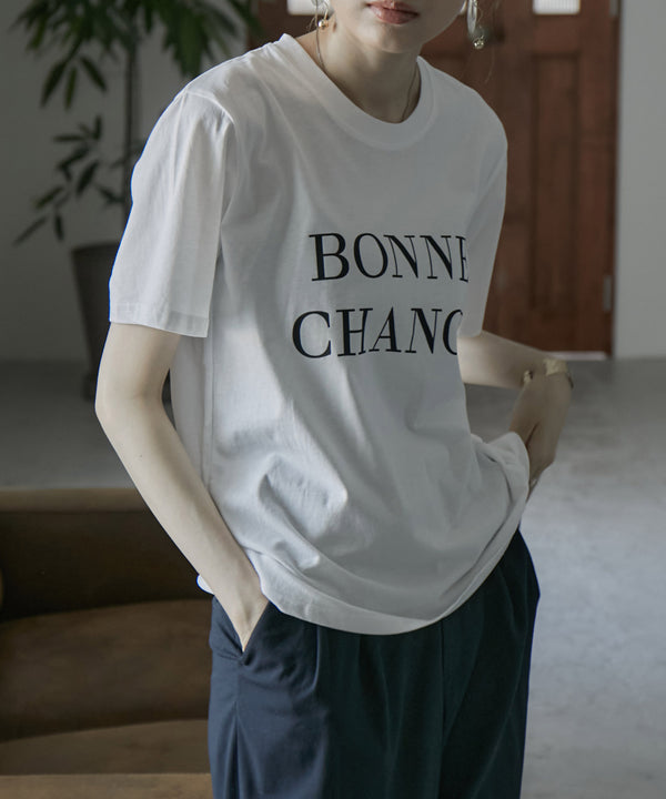 etoll. BONNIE CHANCE Tシャツ オフホワイト