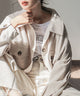 Fashion Letter CPO コーデュロイシャツジャケット アイボリー