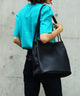Fashion Letter フェイクレザートートバッグ ブラック
