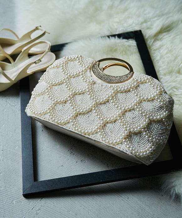 niana パーティーバッグ ベージュ