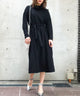 Fashion Letter サカリバオフタートルワンピース ブラック