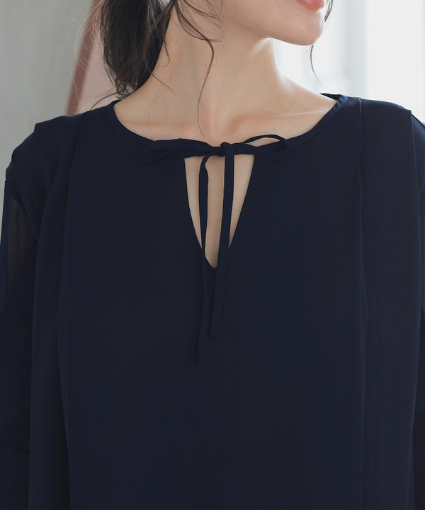 niana 授乳口付マタニティドレス