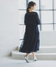 niana ティアードワンピース ネイビー