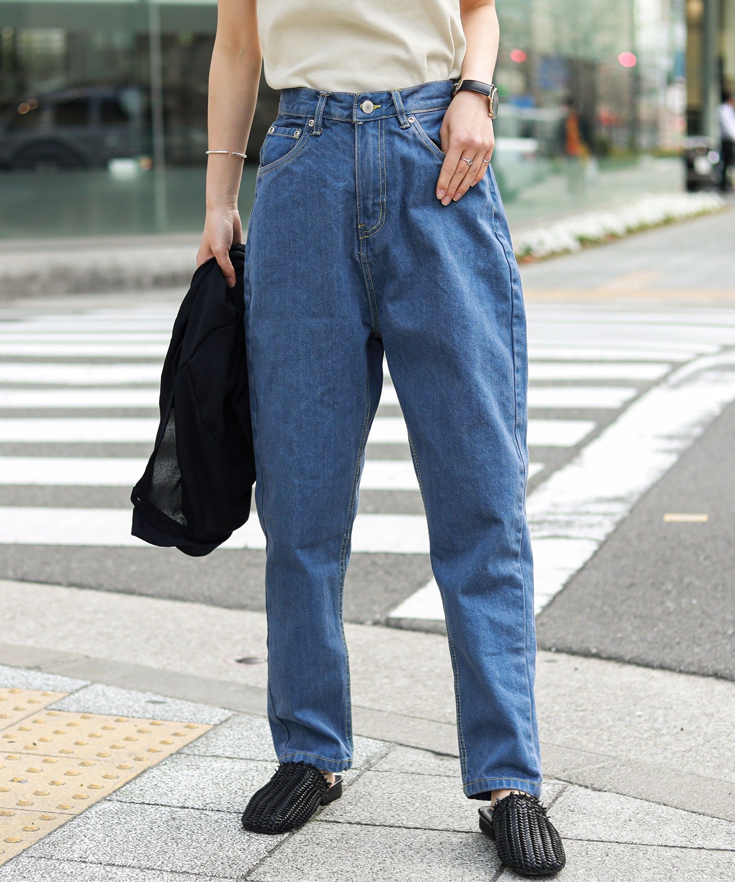 ロング丈デニムバルーンパンツ 大きいサイズ 20SS｜パンツ - Fashion