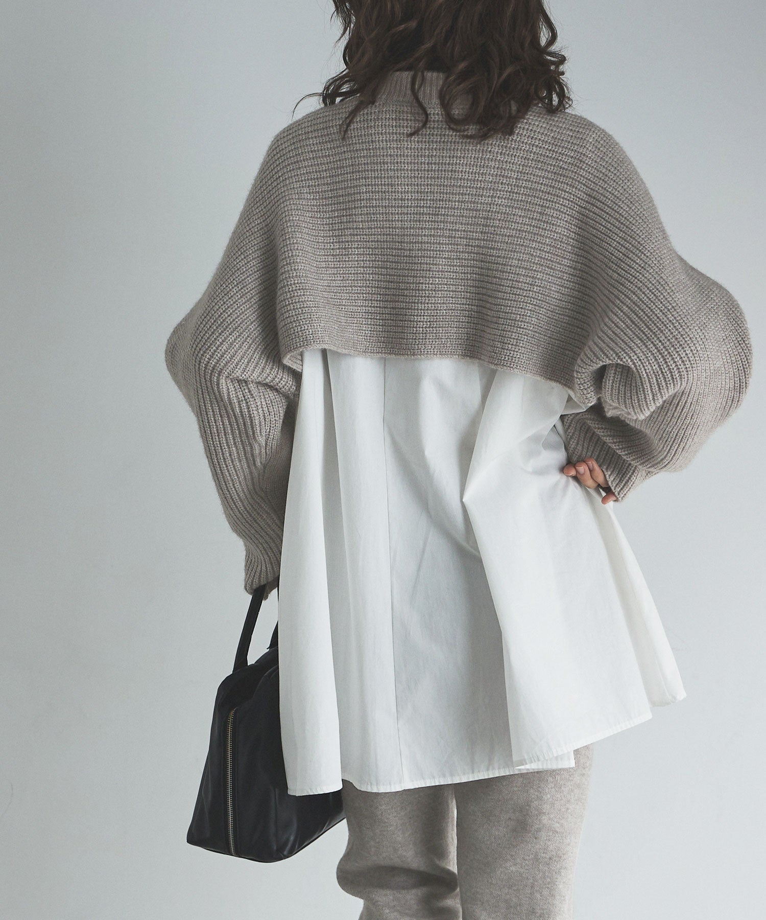 2wayタートルネックボレロニット｜ニット - etoll.