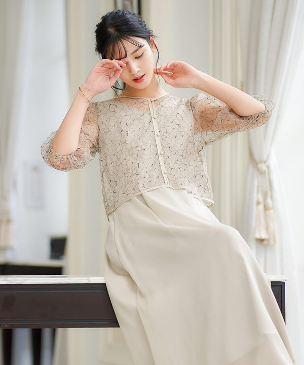 {"color":"\u30d9\u30fc\u30b8\u30e5","info":"model\uff1aH166cm size\uff1aM"}