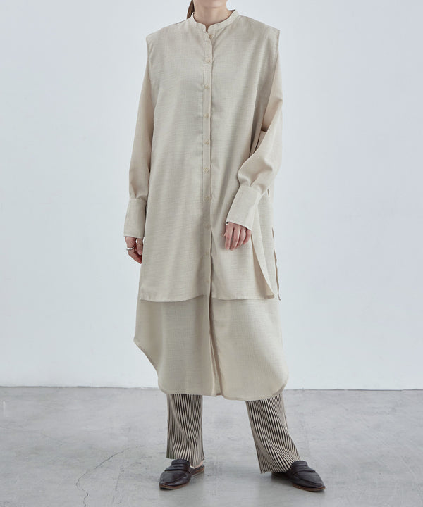 {"color":"\u30d9\u30fc\u30b8\u30e5","info":"model\uff1aH170cm size\uff1aM"}