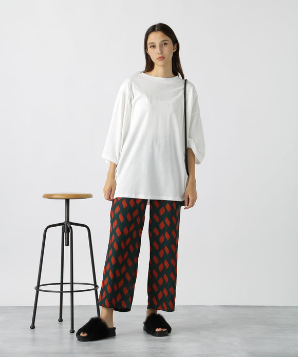 aity 21sOE天竺タックオーバーサイズTシャツ ホワイト