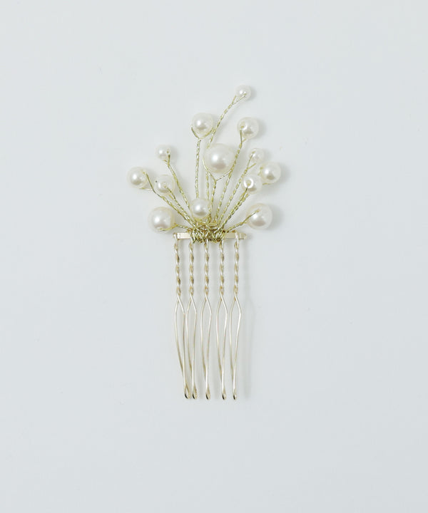 niana パールへアアクセ オフホワイト