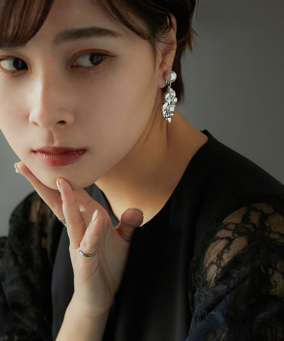 niana マニョリヤ パールイヤリング シルバー