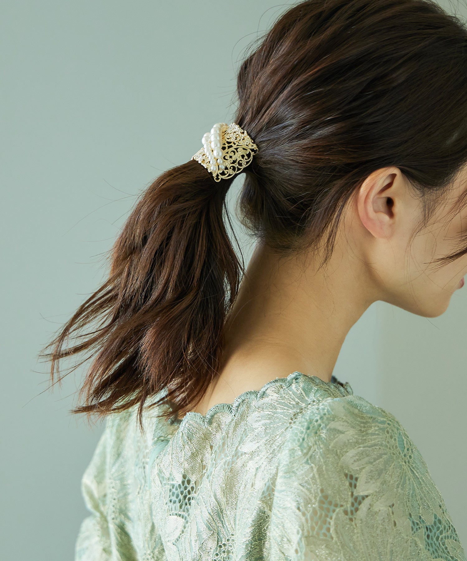 LELET NY ヘアーアクセサリー パーティー ポニーカフ バングル LELET NY(レレットニューヨーク) ヘアアクセサリー(レディース