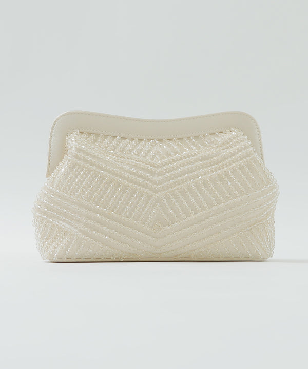 niana クリスタルビジューBAG ベージュ