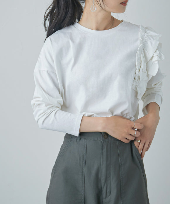 {"color":"\u30aa\u30d5\u30db\u30ef\u30a4\u30c8","info":"model\uff1aH161cm size\uff1aM-L"}