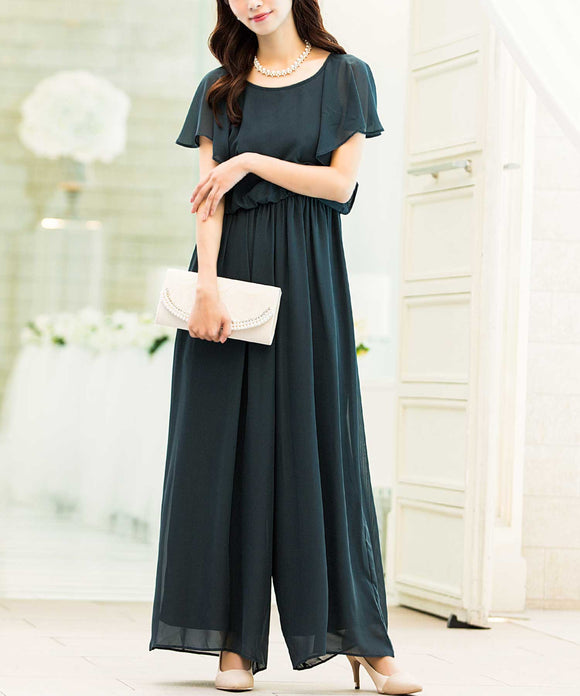 niana パンツドレス(BFLAT在庫) グリーン