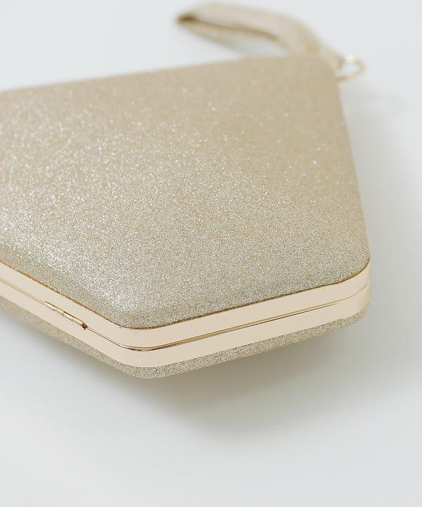 niana 2wayラメコーティングクラッチバック