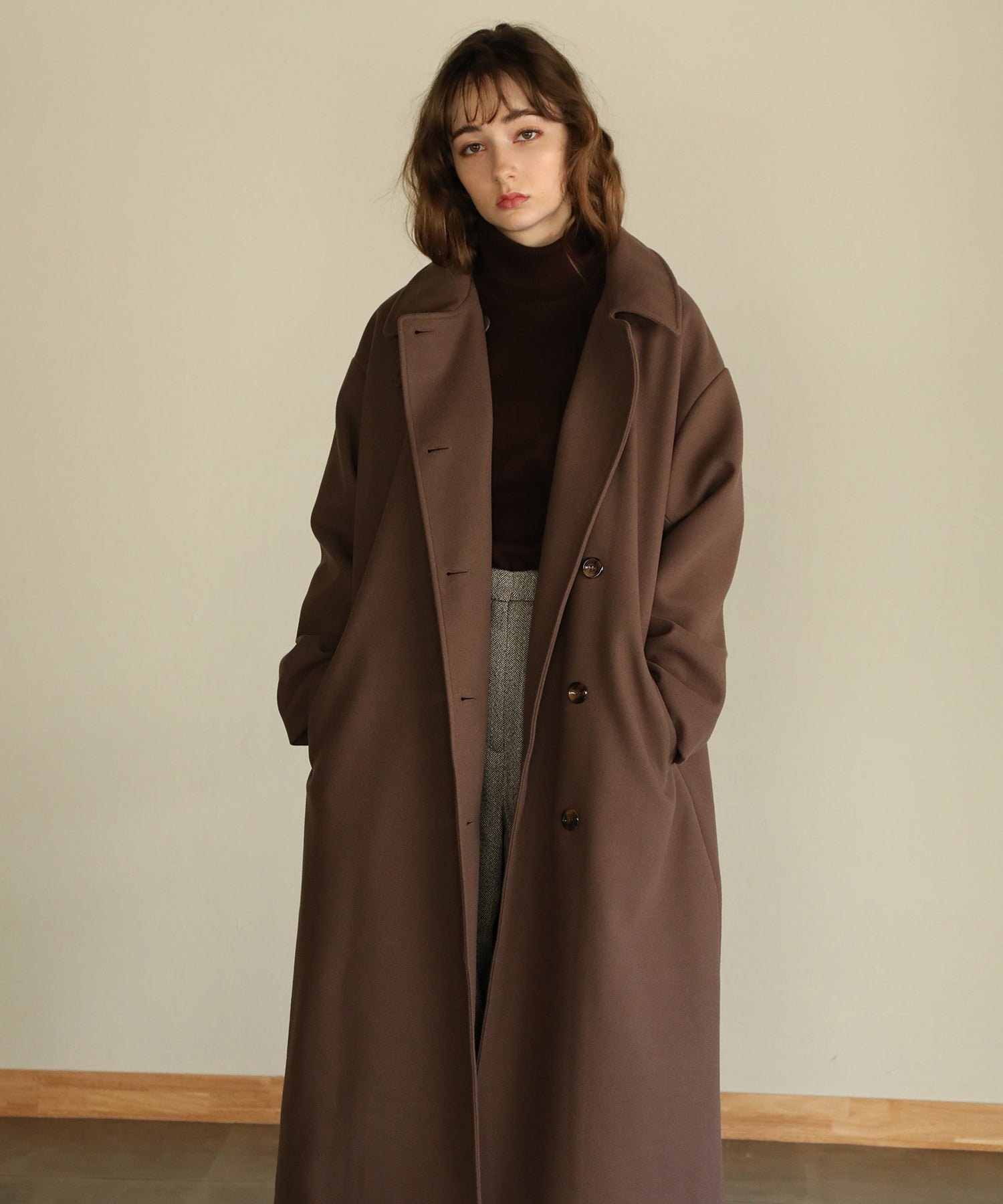 ウール調3WAYカラーロングコート｜コート・ジャケット - aity