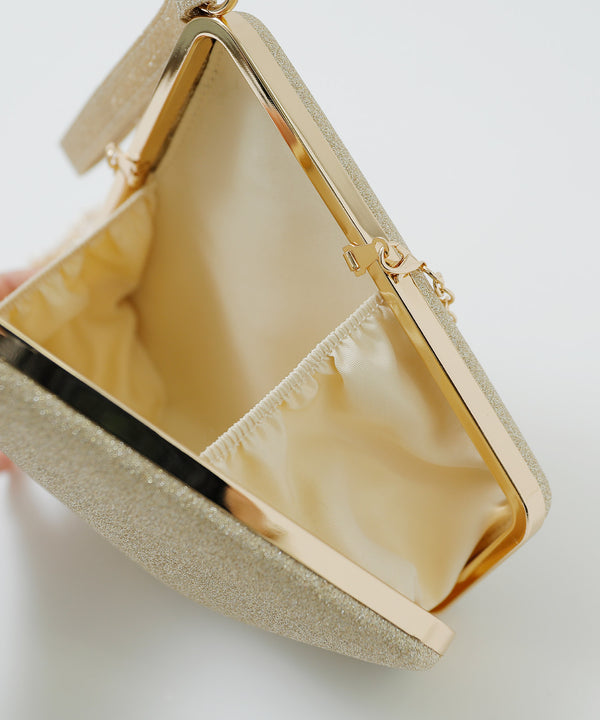 niana 2wayラメコーティングクラッチバック