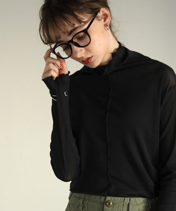 aity シアートップス ブラック