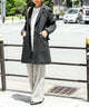 Fashion Letter 84丈モッサ チェスターコート チャコール