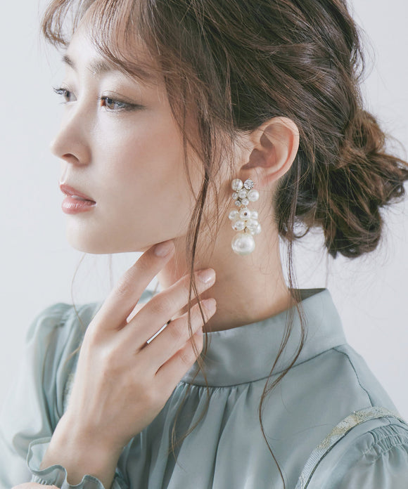 niana ミュゲピアス ベージュ