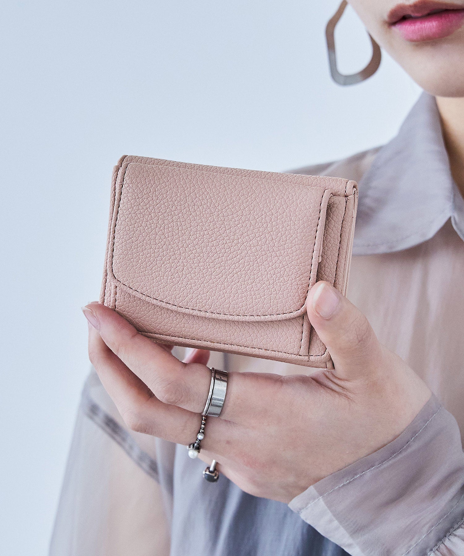 LAST Drip Designs 本革 ロールウォレット シングル 三つ折り