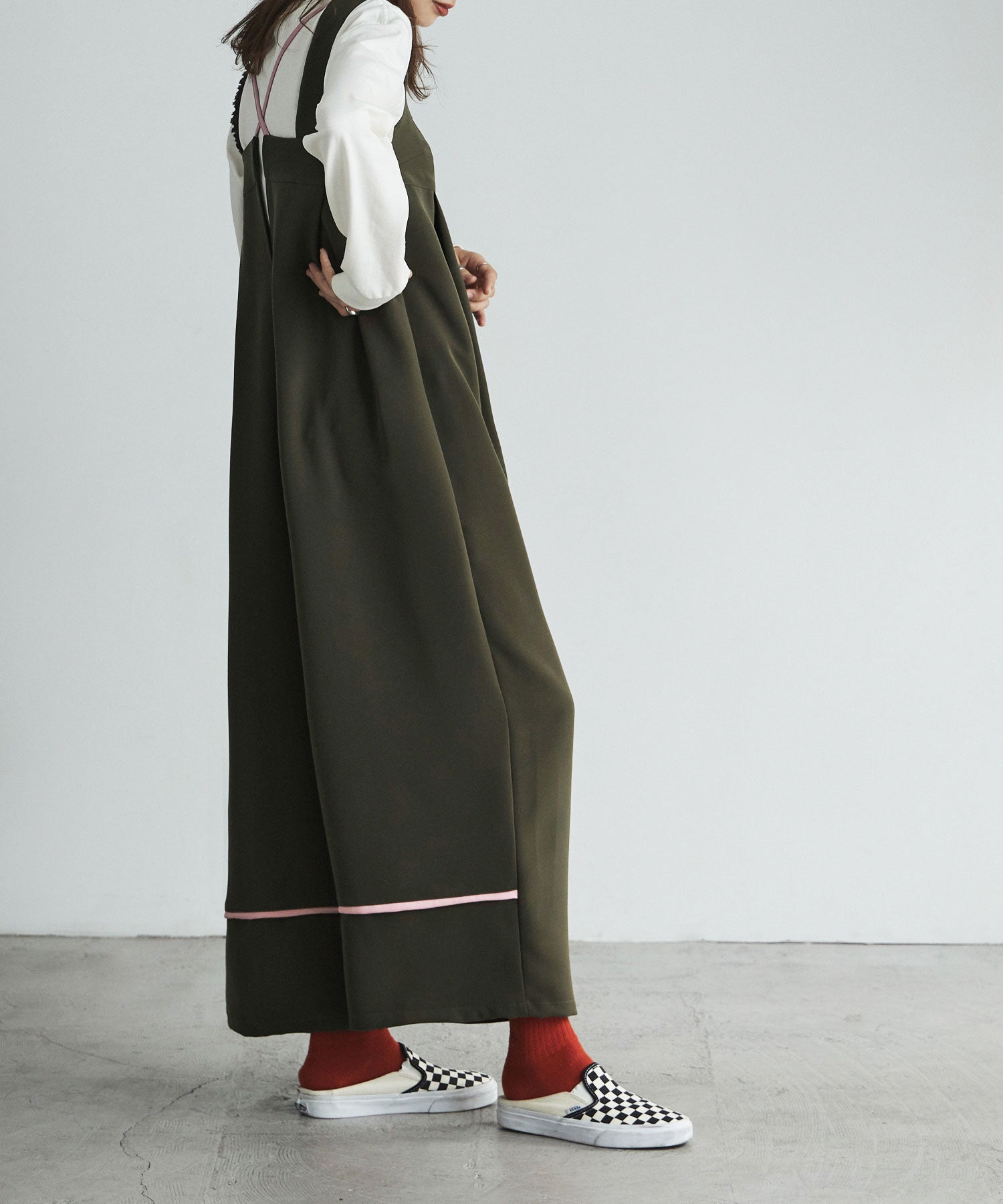 フリルショルダーコンビネゾン｜オーバーオール・オールインワン - etoll.