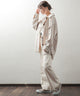 Fashion Letter CPO コーデュロイシャツジャケット アイボリー