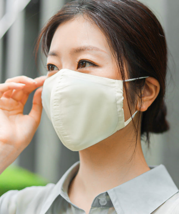 Fashion Letter 清潔抗菌 × 接触冷感 日本製マスク オフ