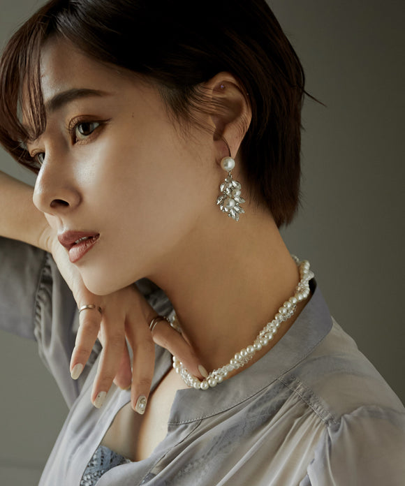 niana マニョリヤ パールピアス シルバー