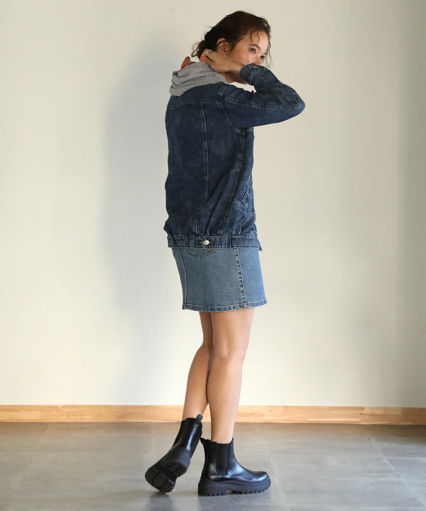 aity スウェットデニム ブルー
