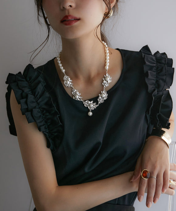 niana マニョリヤ パールネックレス シルバー