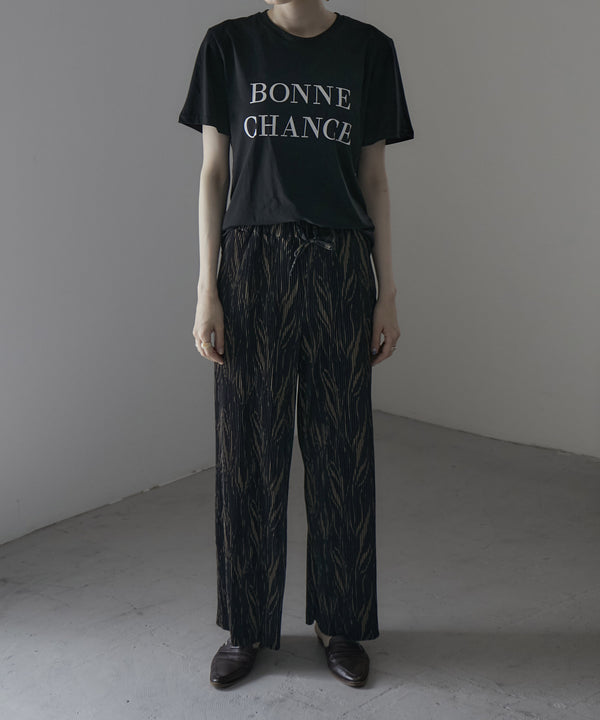 etoll. BONNIE CHANCE Tシャツ ブラック