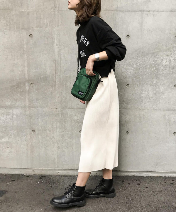 Fashion Letter マルチショルダーバッグ グリーン